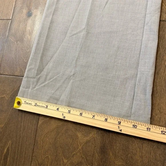 NWT JCPenney Dress Pants Womens Size 16 Gray Bootcut High‎ Rise Flat Front - Picture 4 of 4